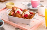 Grandma's Baked Croissant Pudding
