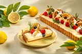 Lemon Hazelnut Tart (Per Slice)