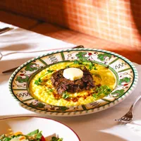 Guancia Di Manzo Con Risotto Allo Zafferano