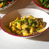 Pappardelle Con Creme E Porcini