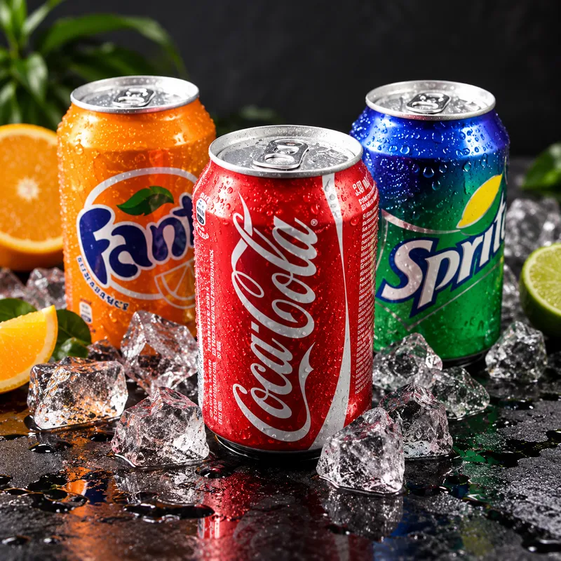 Coke - Sprite - Fanta - -
