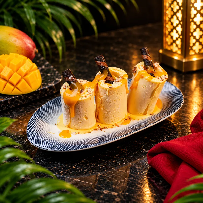 Mango Rolled Ice Cream