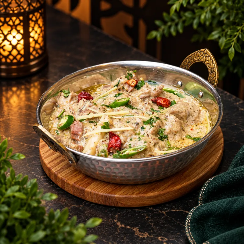 White Mutton Karahi