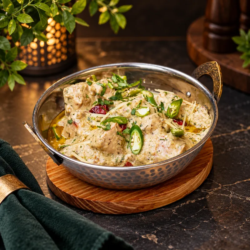 White Chicken Karahi