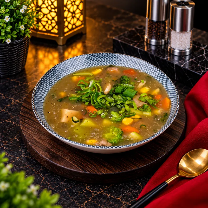 Exotic vegetable soup